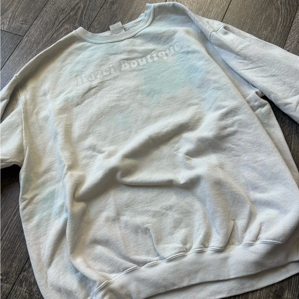 Hazel Boutique Women's White Sweatshirt - Picture 2 of 2